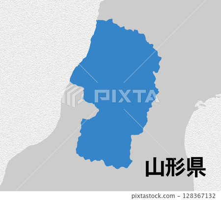 Map of Japan Yamagata Prefecture 128367132
