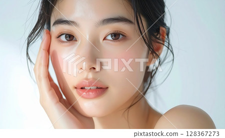 美麗的女人肖像 美麗的女人肖像 128367273