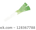 Illustration of a simple green onion 128367788