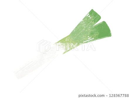Illustration of a simple green onion 128367788