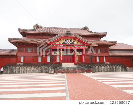 沖繩，首里城 128368027