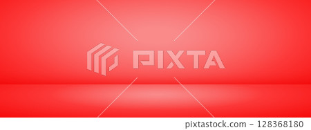 Limbo red background. Abstract studio gradient bg. Modern banner with empty space for advertising text. Vector illustration. 128368180