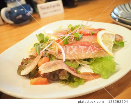 Okinawa Izakaya, Prosciutto Salad 128368304