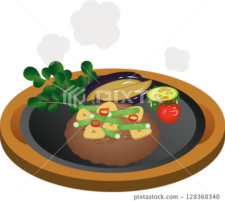 Garlic Hamburger Garlic Hamburger 128368340
