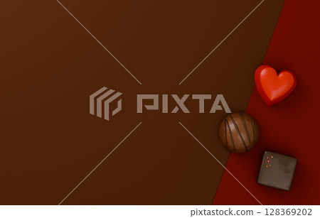 3D Material_Valentine Chocolate 3D Material_Valentine Chocolate 128369202