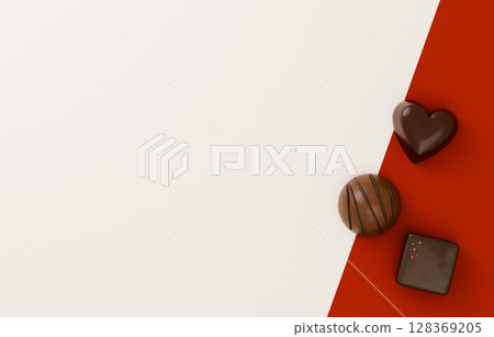 3D Material_Valentine Chocolate 3D Material_Valentine Chocolate 128369205