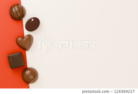 3D Material_Valentine Chocolate 3D Material_Valentine Chocolate 128369227