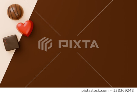 3D Material_Valentine Chocolate 3D Material_Valentine Chocolate 128369248