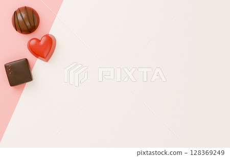 3D材質_情人節巧克力 128369249