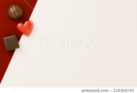 3D材質_情人節巧克力 128369250