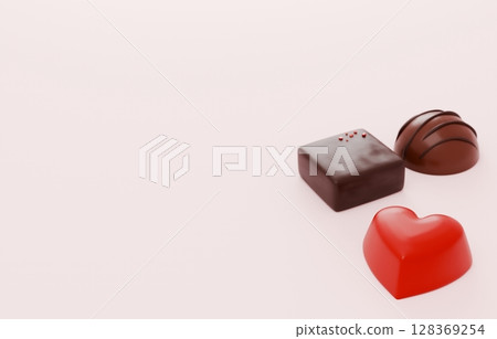 3D Material_Valentine Chocolate 3D Material_Valentine Chocolate 128369254
