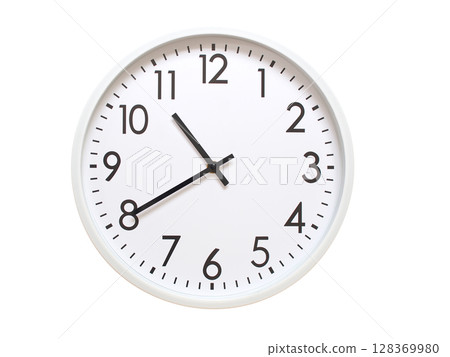 Wall clock showing 10:40 or 22:40. minimalist analog wall clock. suitable for time concept, deadline, schedule, or time zone visuals. Wall clock showing 10:40 or 22:40. minimalist analog wall clock. suitable for time concept, deadline, schedule, or time zone visuals. 128369980