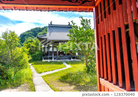 【世界遺產 石見銀山遺址及其文化景觀】【重要保護】大森銀山～初夏的觀世音寺境內～島根縣大田市 128370040