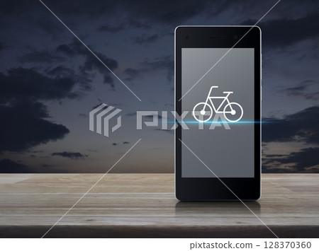 Bicycle shop online concept 128370360