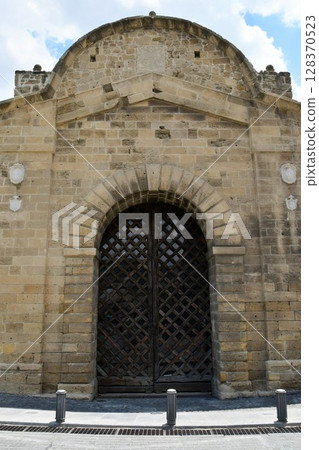 Famagusta Gate, old city walls, Nicosia, Cyprus 128370523
