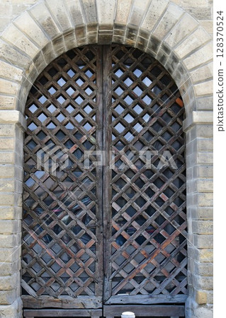 Famagusta Gate, old city walls, Nicosia, Cyprus 128370524