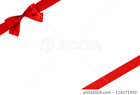 3D material_ribbon_red 128371450