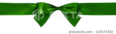 3D材質_絲帶_綠色 128371485