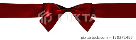 3D material_ribbon_red 128371495