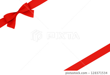 3D材質_絲帶_紅色 3D材質_絲帶_紅色 128371534
