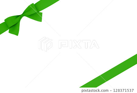 3D材質_絲帶_綠色 128371537