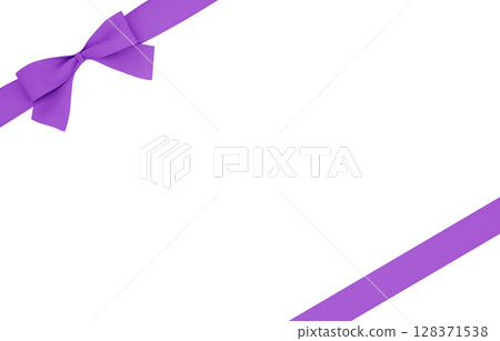 3D材質_絲帶_紫色 3D材質_絲帶_紫色 128371538