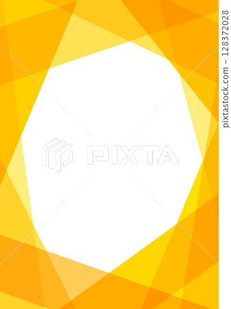 Geometric frame design background material yellow 128372028