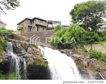 靜岡縣，鮎留瀑布，七月 128372144