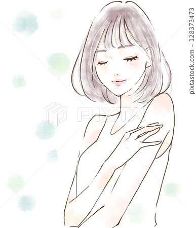 手繪插畫：珍惜自己時間的人 128373473