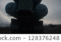 Russian air defense system. Military base.3d rendering. 128376248