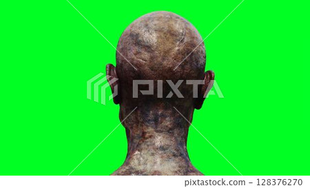 Zombie green screen . 3d rendering. Zombie green screen . 3d rendering. 128376270
