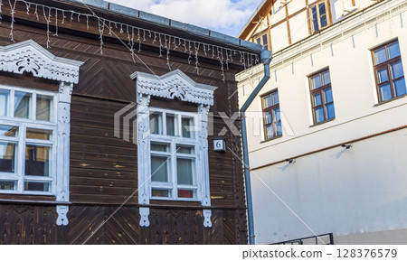 Old building in the city center 128376579