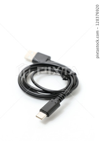 電纜、USB 電纜、USB、OA 設備、數碼、個人電腦、商務、連接、信息 128376920