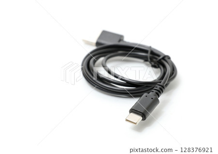 電纜、USB 電纜、USB、OA 設備、數碼、個人電腦、商務、連接、信息 128376921
