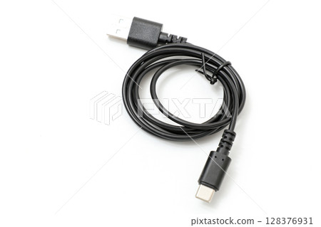 電纜、USB 電纜、USB、OA 設備、數碼、個人電腦、商務、連接、信息 128376931