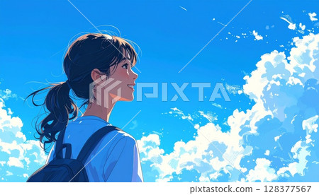 Summer travel, summer image cut Summer travel, summer image cut 128377567