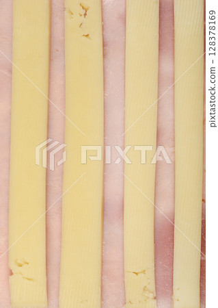 Ham and cheese sandwich detail Ham and cheese sandwich detail 128378169
