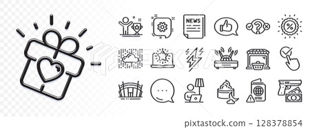 Night cream, Wifi and Robbery line icons for web app. Glare of light effect. Message icon. Pack of Arena stadium, Checkbox, Floor lamp pictogram icons. Vector 128378854
