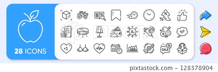 Augmented reality, Dog vaccination and Search text line icons. Interest rate, AI generate, Inflation icons. Pack of Discounts bubble, Table lamp, Property agency icon. Vector Augmented reality, Dog vaccination and Search text line icons. Interest rate, AI generate, Inflation icons. Pack of Discounts bubble, Table lamp, Property agency icon. Vector 128378904