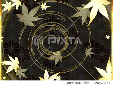 秋葉圖案的壁紙 128379765