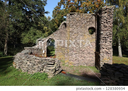 The ruins of Reposaari, Finland The ruins of Reposaari, Finland 128380934