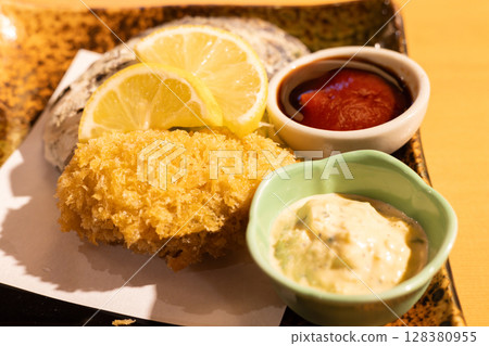 Delicious fried rock oysters Delicious fried rock oysters 128380955