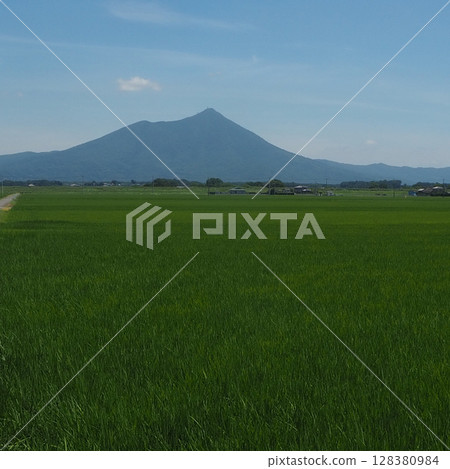 Mount Tsukuba seen from the south Mount Tsukuba seen from the south 128380984