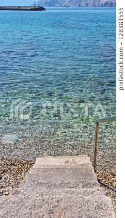 Beach in Baska 128381555