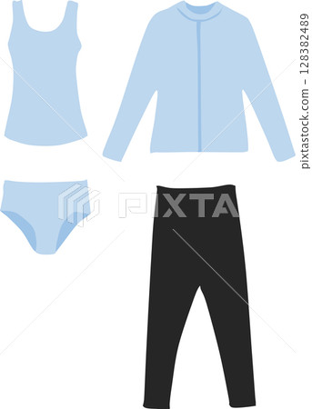 swimsuit illustration 128382489