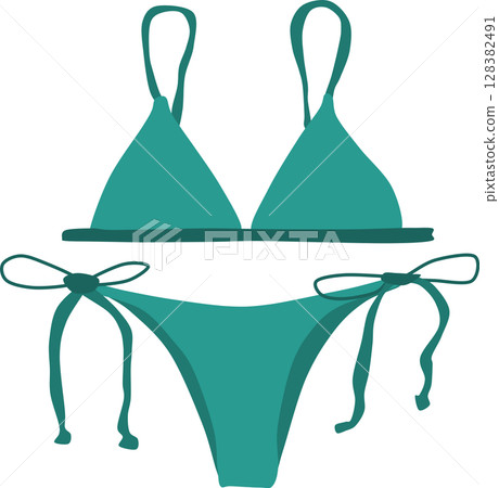 swimsuit illustration 128382491