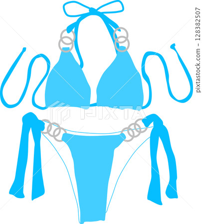 swimsuit illustration 128382507