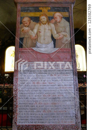 Santa Maria degli Angeli Church in Lugano, Switzerland 128382769