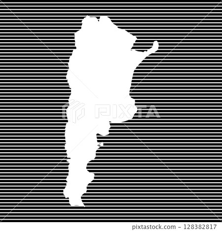 Argentina map icon 128382817