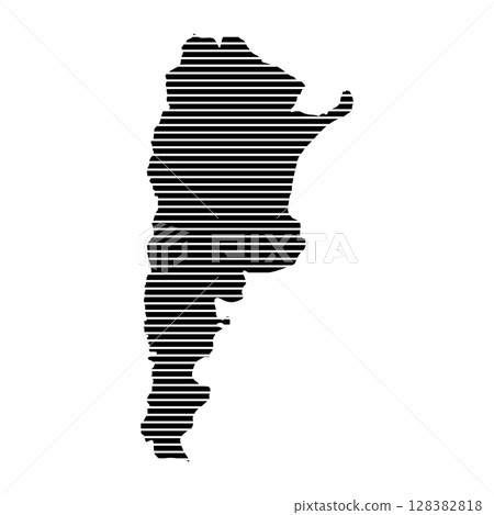Argentina map icon 128382818